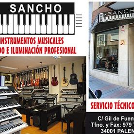 Musical Sancho anuncio publicitario de la tienda musical