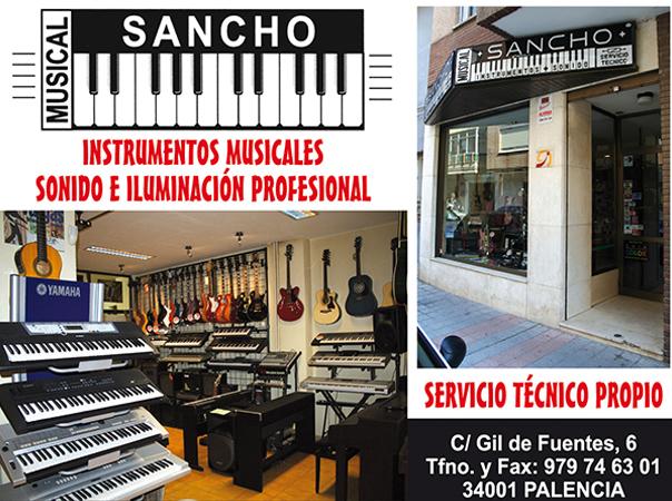 Musical Sancho anuncio publicitario de la tienda musical